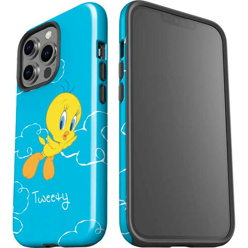Looney Tunes Tweety Bird Flying iPhone 15 Pro Impact Case